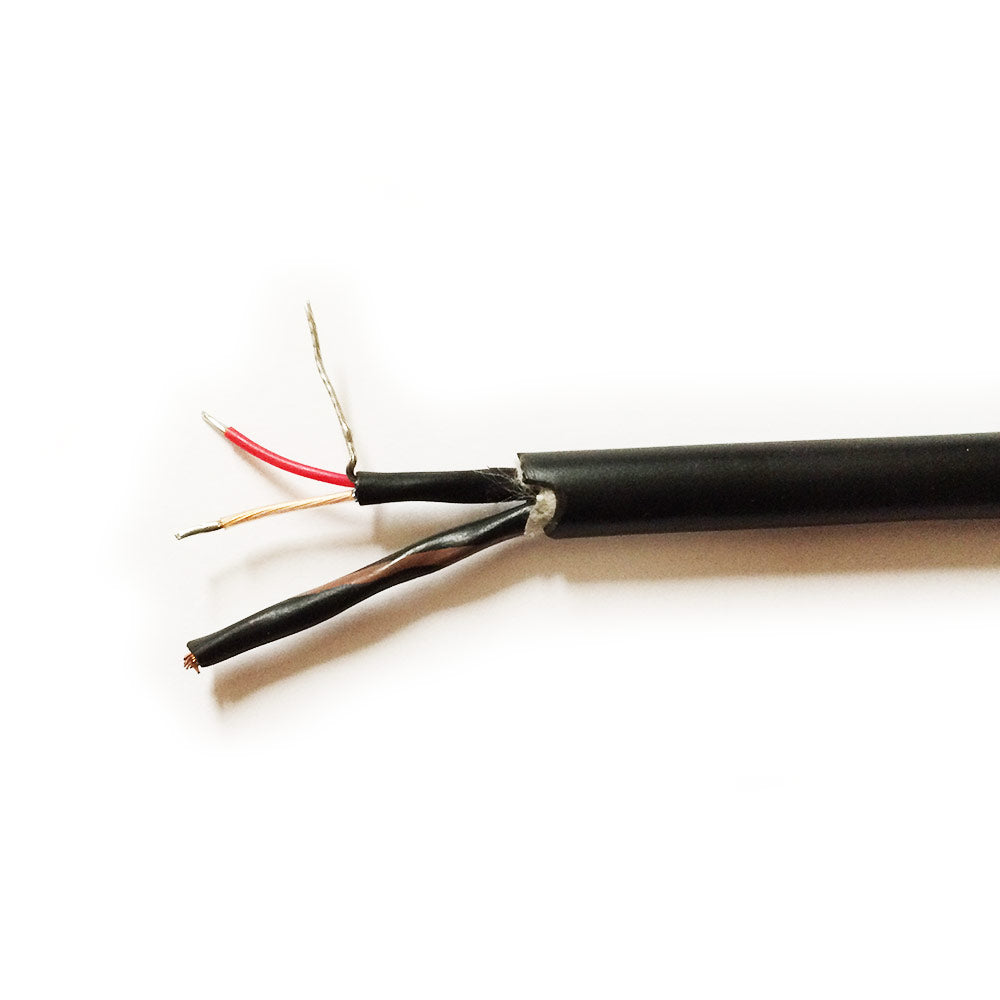 Canare MR202-2AT - 2-Channel Microphone Snake Cable (Black Jacket / 100 Meter Spool)