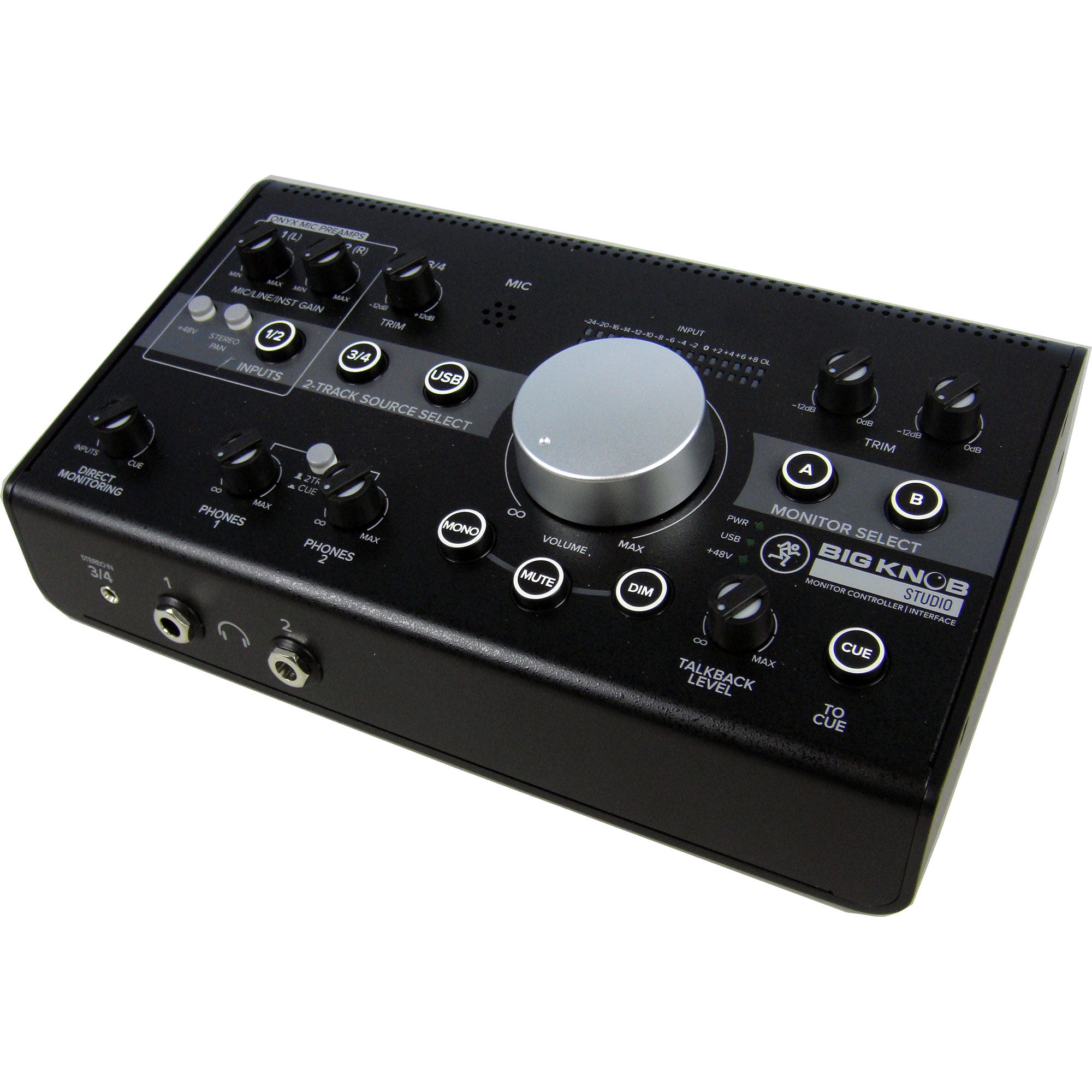 Mackie Big Knob Studio - 3x2 Monitor Controller and USB Audio Interface - B-Stock