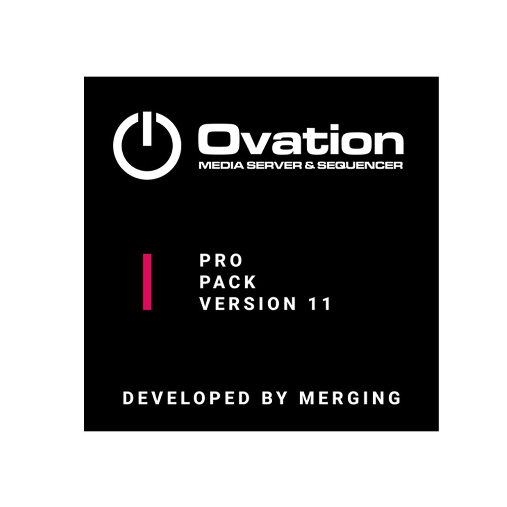 Merging Technologies Ovation Pro - Media Server and Sequencer Software (Windows)