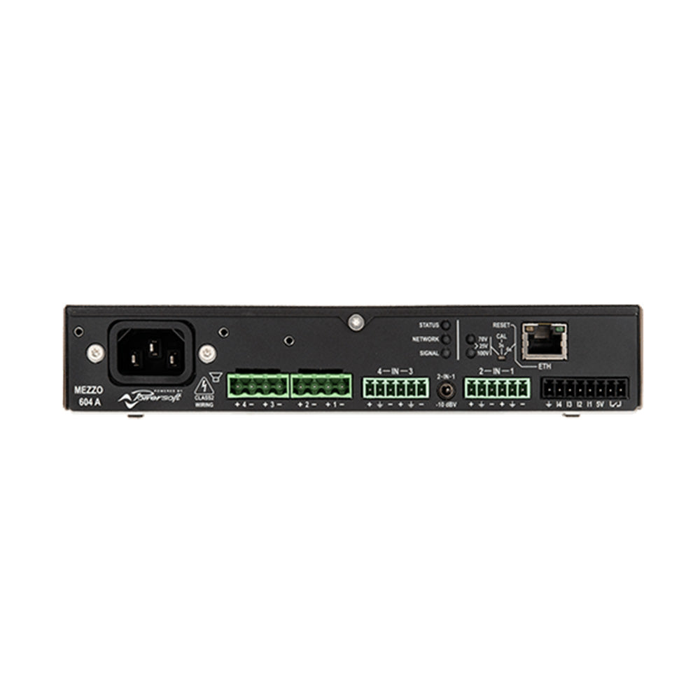 Powersoft Mezzo 602 A Plus - 2-Channel Compact Amplifier with DSP and AES67