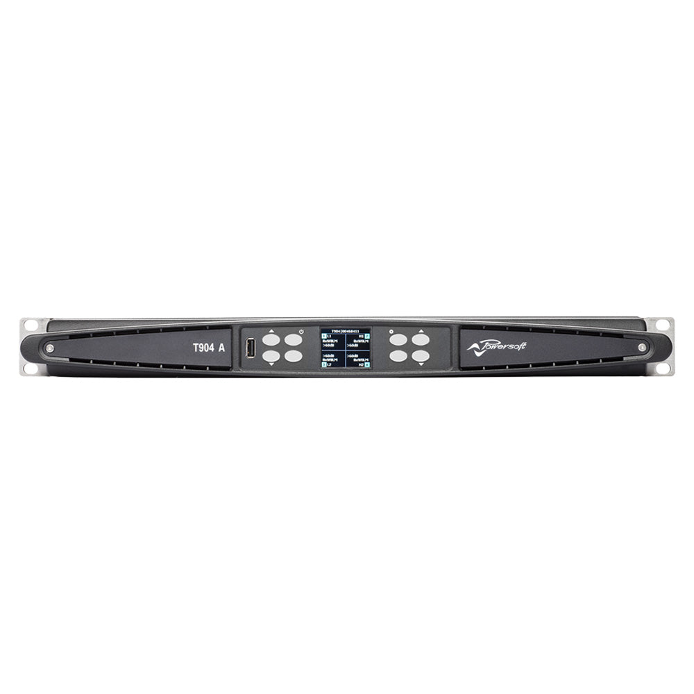 Powersoft T904 A - 8000W / 4-Channel High-Performance Amplifier with DSP