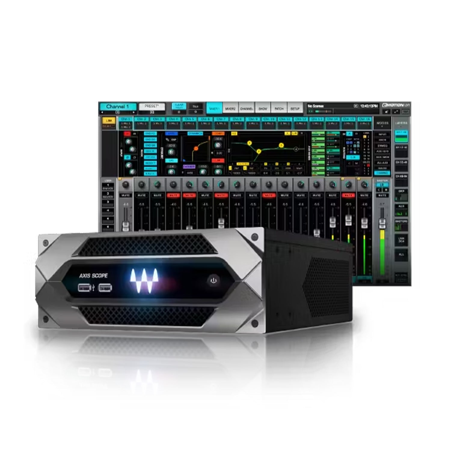 Waves eMotion LV1 64-Channel Mixer Software and Axis Server Bundle