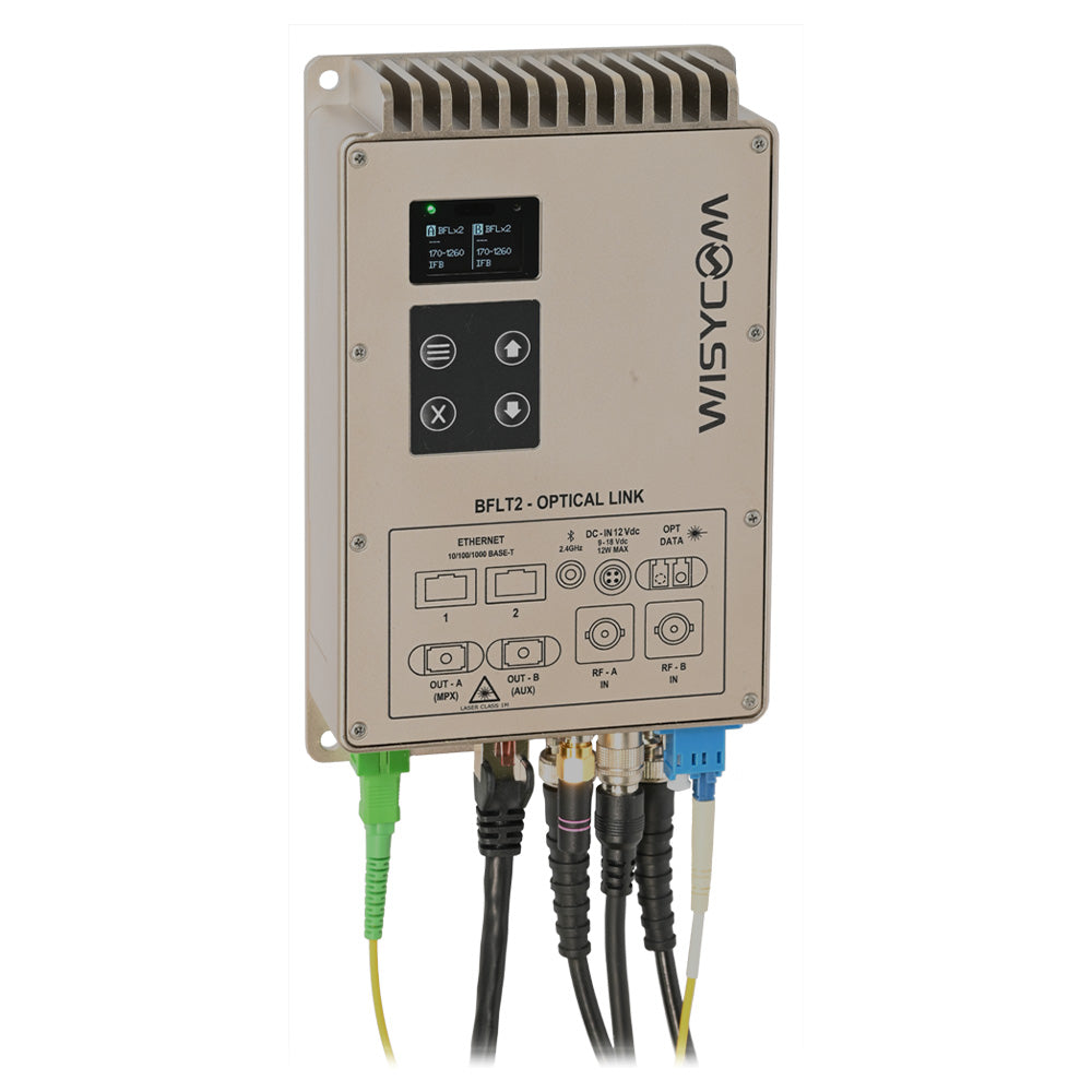Wisycom BFL-T2-M2-D1 - Double RF Over Fiber Transmitter