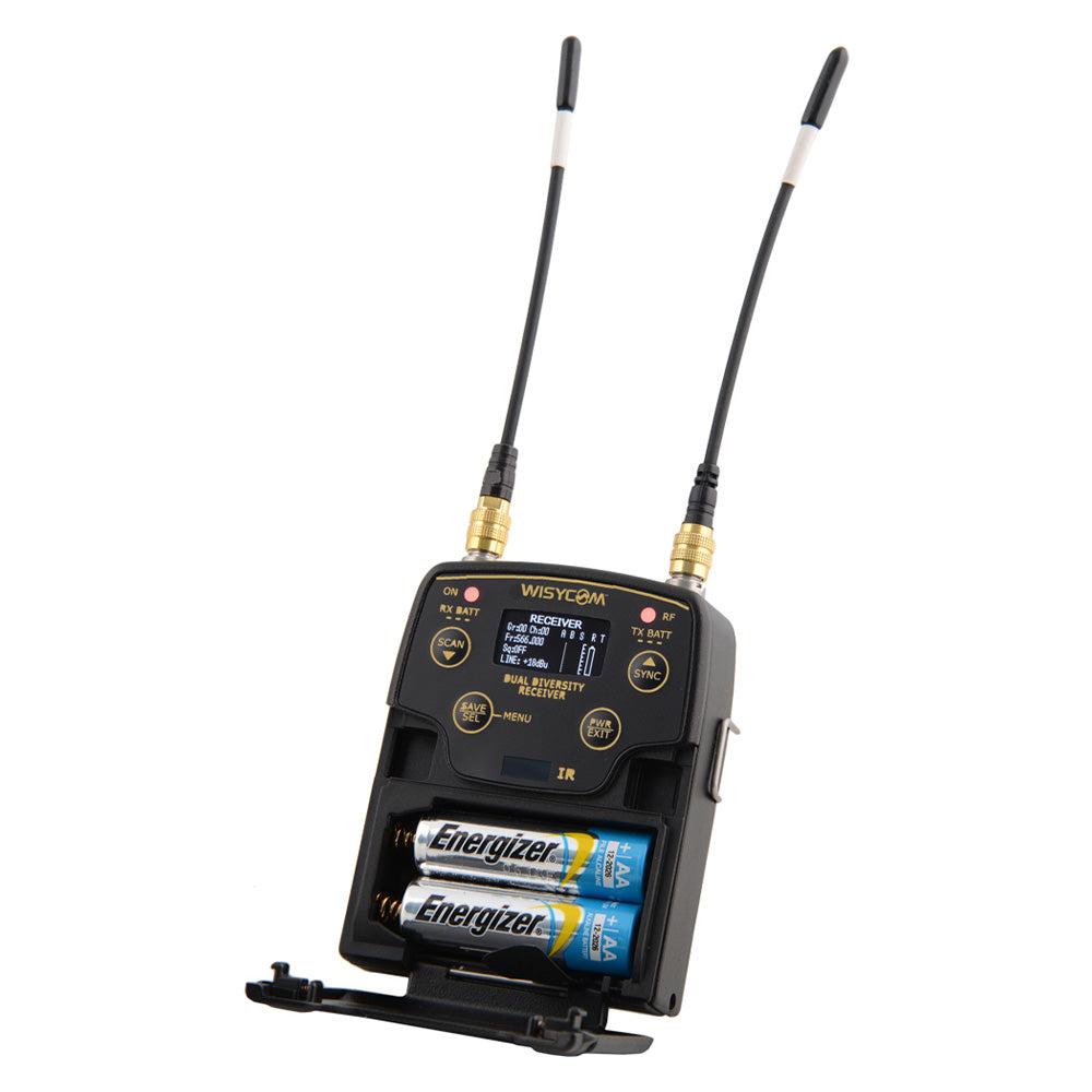 Wisycom MPR52-ENG - Compact Camera-Mount Dual-Channel Receiver