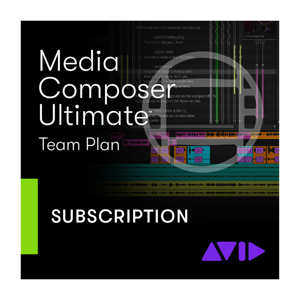 Avid Media Composer Ultimate - Video Editing Software (Team License Annual Subscription)