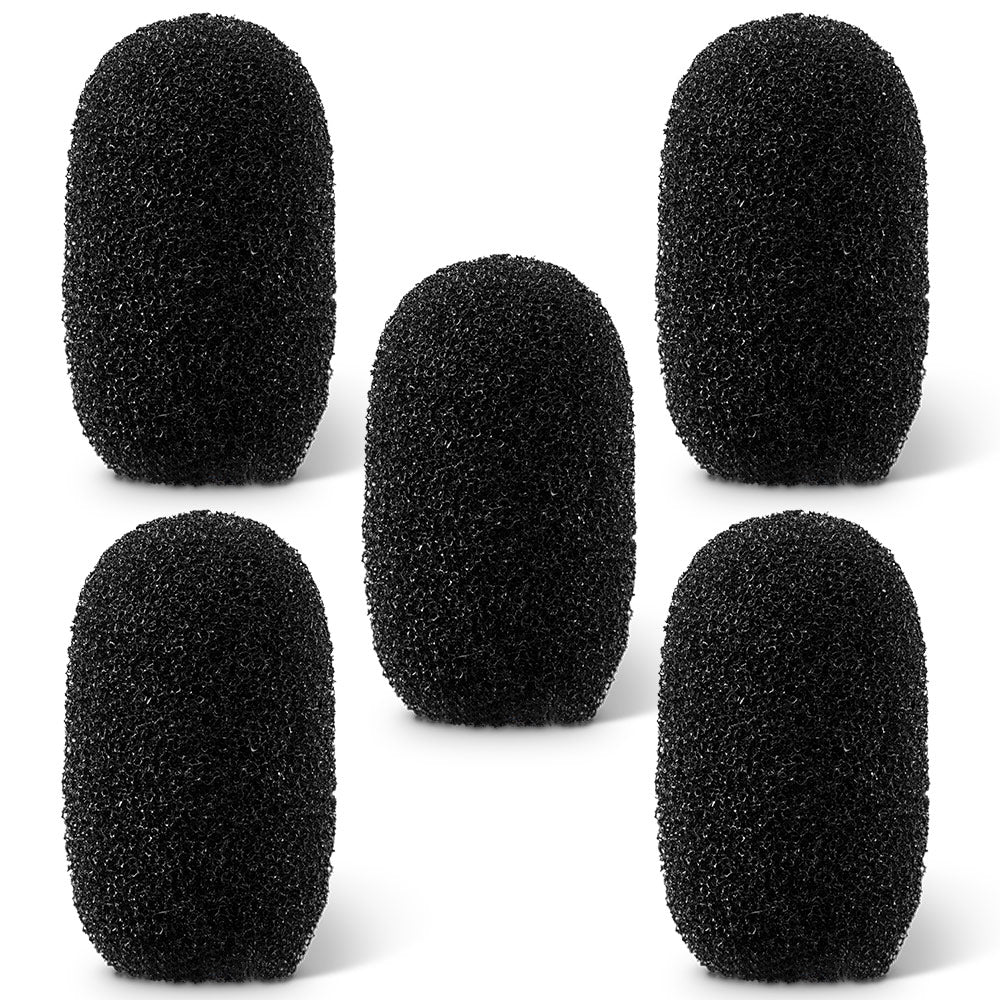 Shure RPMDL4WS Foam Windscreens for DL4 Lavalier (Black / Set Of 5)