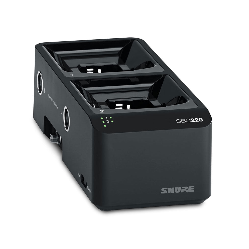 Shure SBC220-US Networkable Battery Charger for Shure Transmitters (with Power Supply)