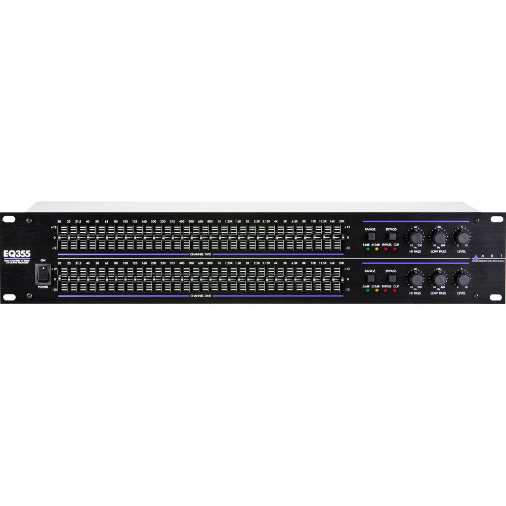 ART EQ-355 Dual 31 Band Stereo Graphic Equalizer
