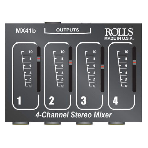 Rolls MX41B Stereo 4-Channel Passive Mixer