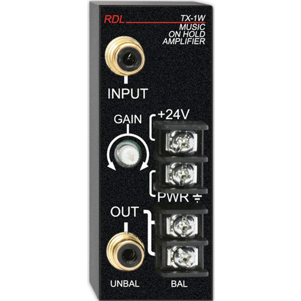 RDL TX-1W Music On Hold Amplifier