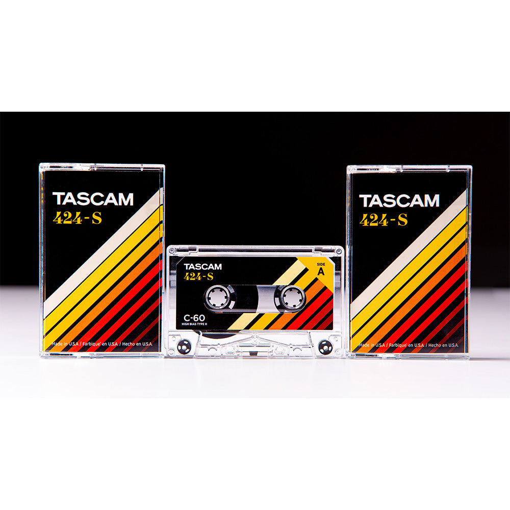Tascam 424-S - Studio C-60 High Bias Type II Cobalt Cassette (Each)
