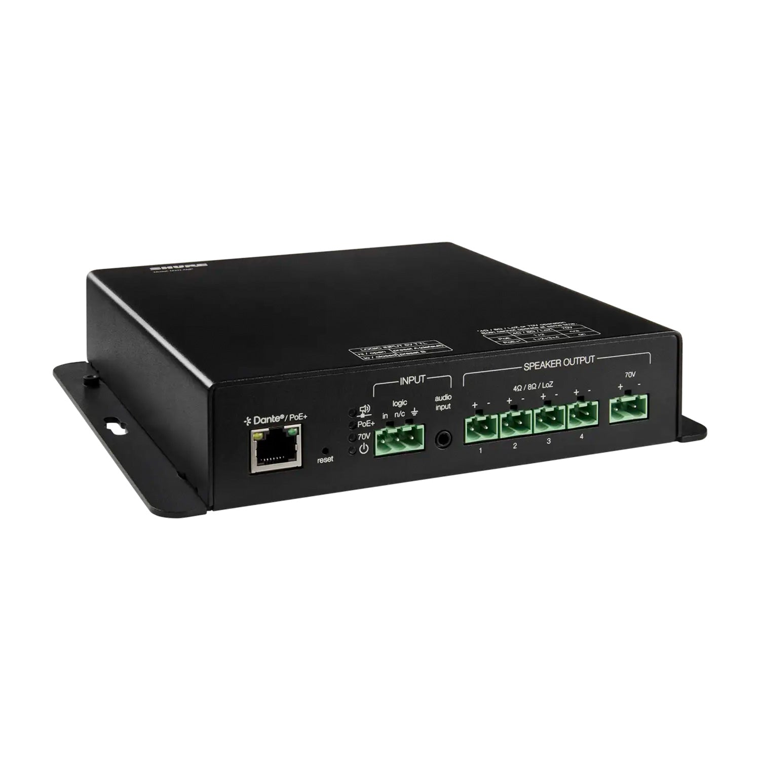 Shure MXN-AMP - PoE+ Powered Multichannel Amplifier for Microflex Systems