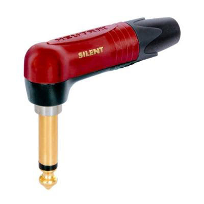 Neutrik NP2RX-AU-SILENT 1/4" Male Phone Connector 2 Pole Right Angle