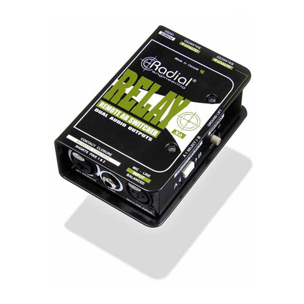 Radial Engineering Relay XO Balanced AB Signal Switcher