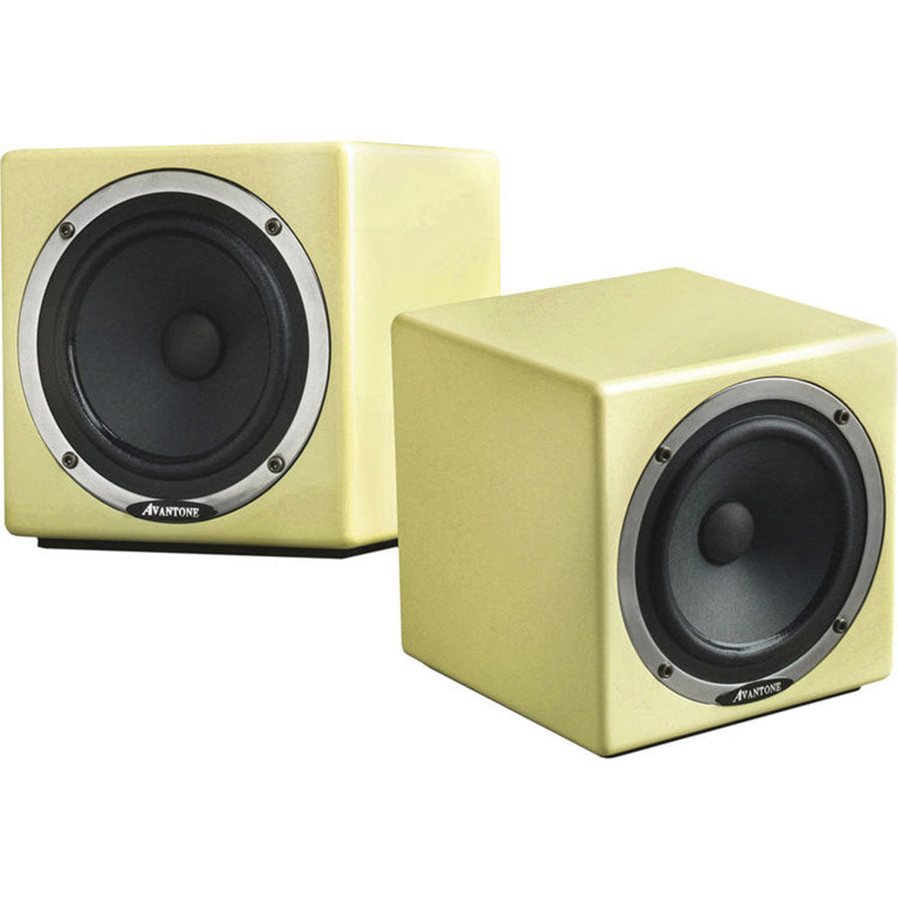 Avantone MixCubes Powered Full-Range Mini Reference Monitors (Creme / Active) - Pair