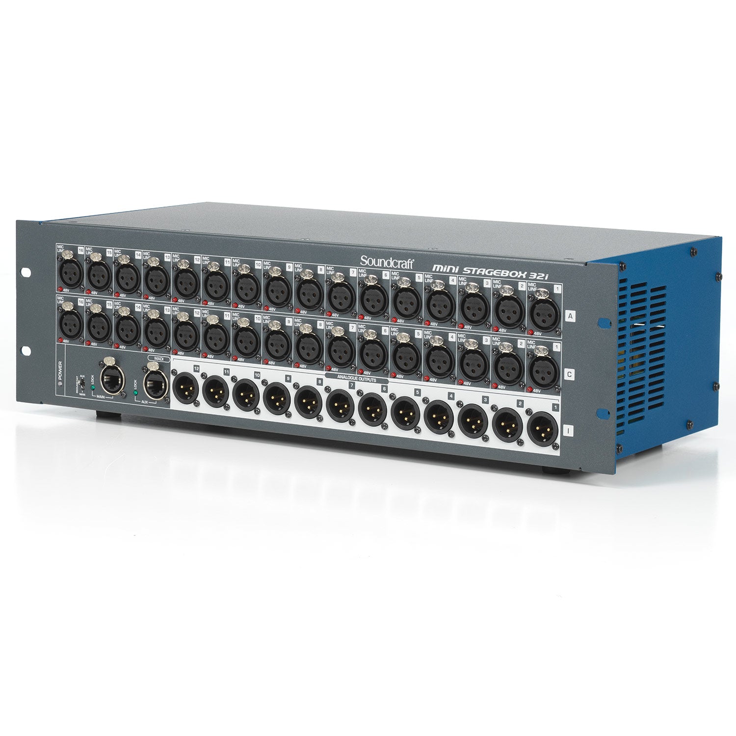 Soundcraft Mini Stagebox 16i - 16-Input Stage Box for Si Series Consoles