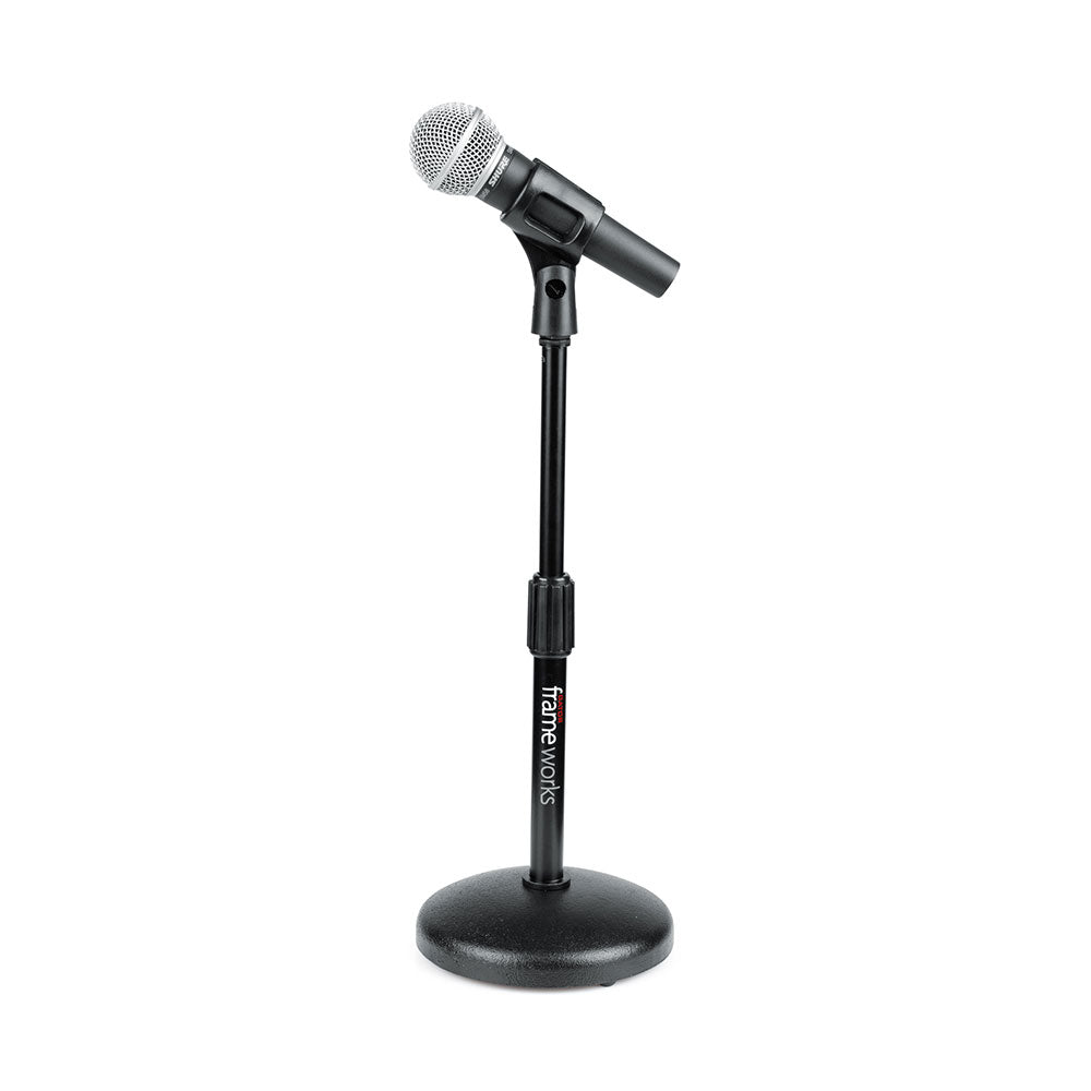 Gator GFW-MIC-0501 Frameworks Round Base Desktop Microphone Stand
