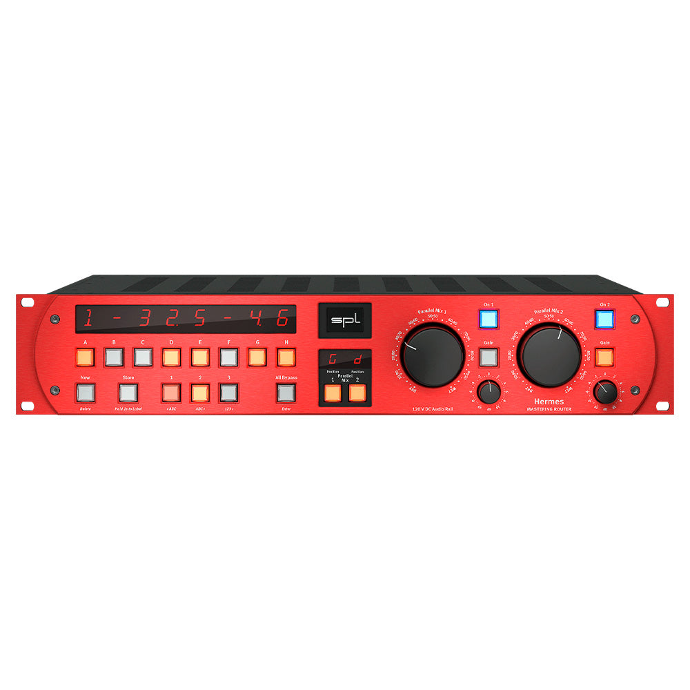 SPL Hermes - Mastering Router with Dual Parallel Mix (Red)
