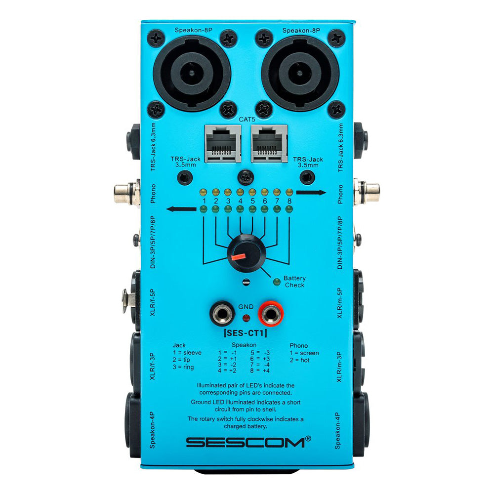 Sescom SES-CT1 - Professional Audio Cable Tester