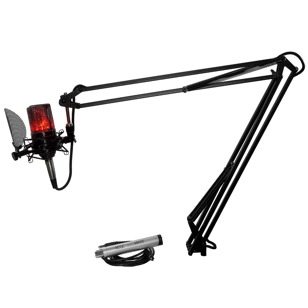 MXL OSPRO-KR Overstream Pro Podcasting and Stream Microphone Bundle (with Blaze)