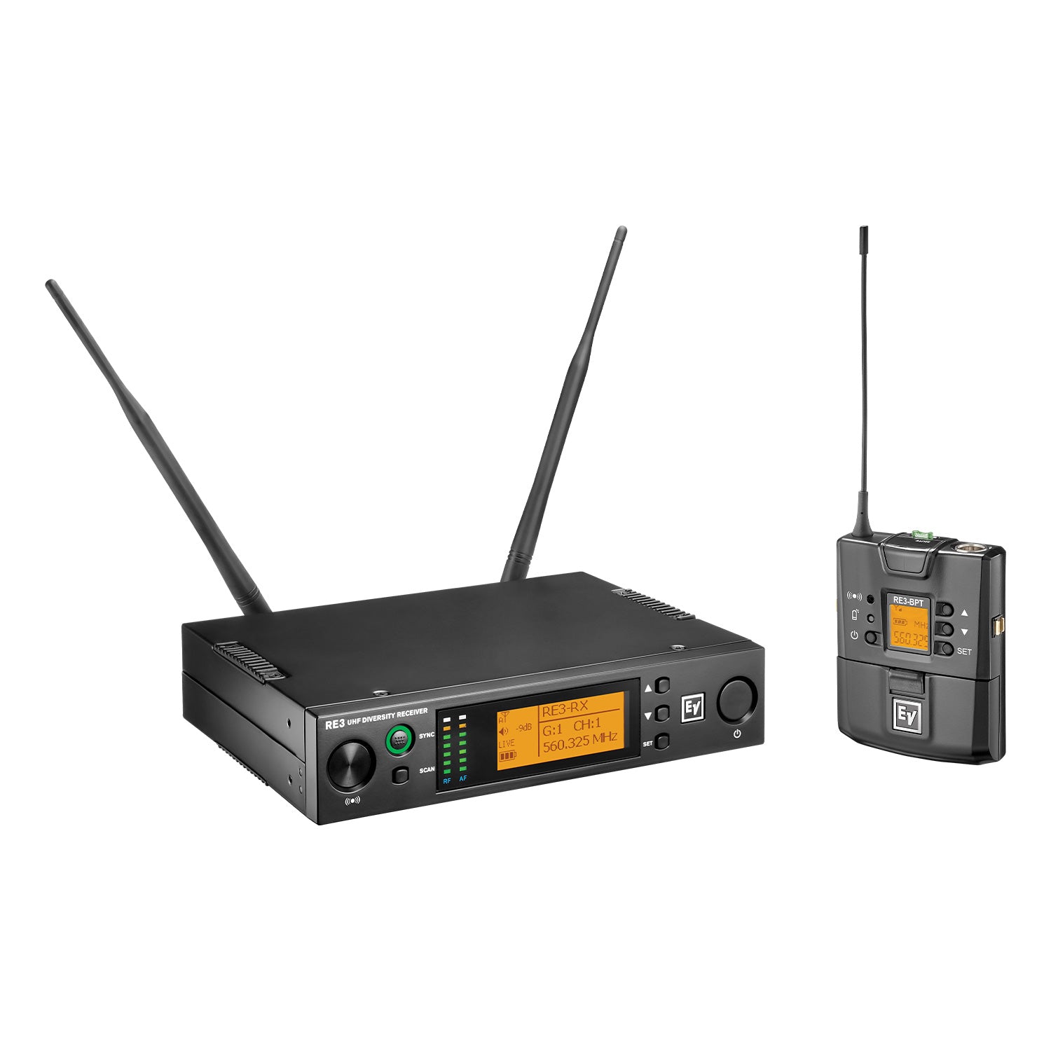 Electro-Voice RE3-BPKRSB - Referee Switch Bodypack Wireless System (5H Band / 560 - 596 MHz)