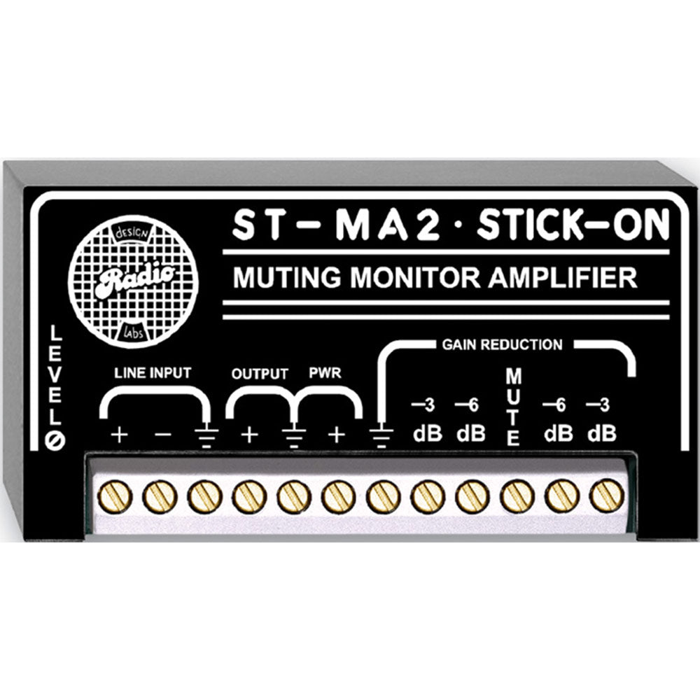 RDL ST-MA2 Muting Monitor Amplifier Paging System
