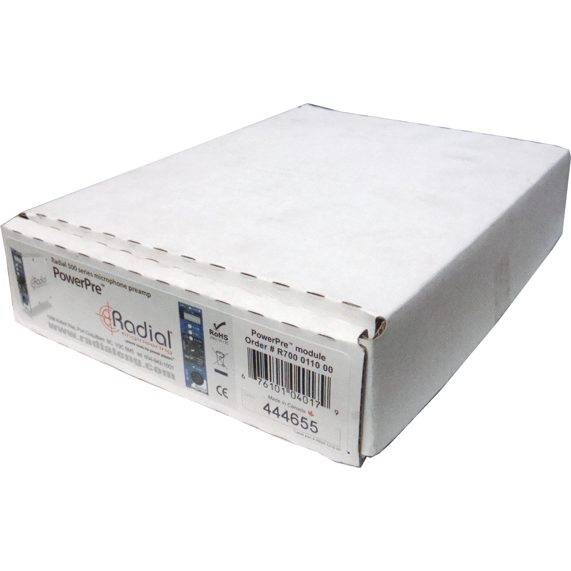 Radial Engineering PowerPre - Microphone Preamp for 500 Series - B-Stock