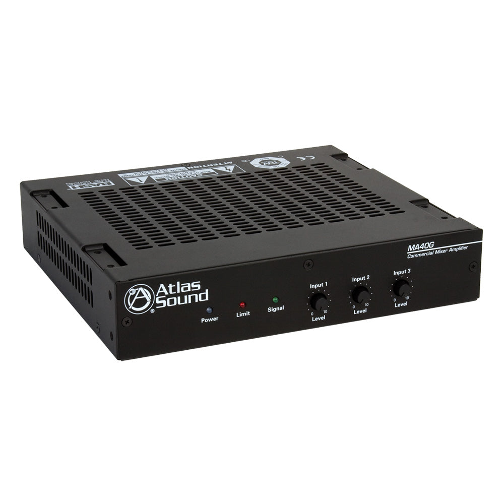 AtlasIED MA40G 3-Channel 40-Watt Mixer Amplifier