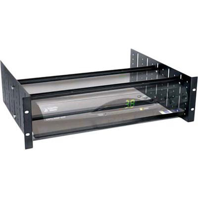 Middle Atlantic OCAP-2 Two-Space Vented Clamping Rack Shelf - Black