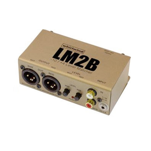 Whirlwind LM2B Dual-Channel Unbalanced to Balanced Analog Audio Converter
