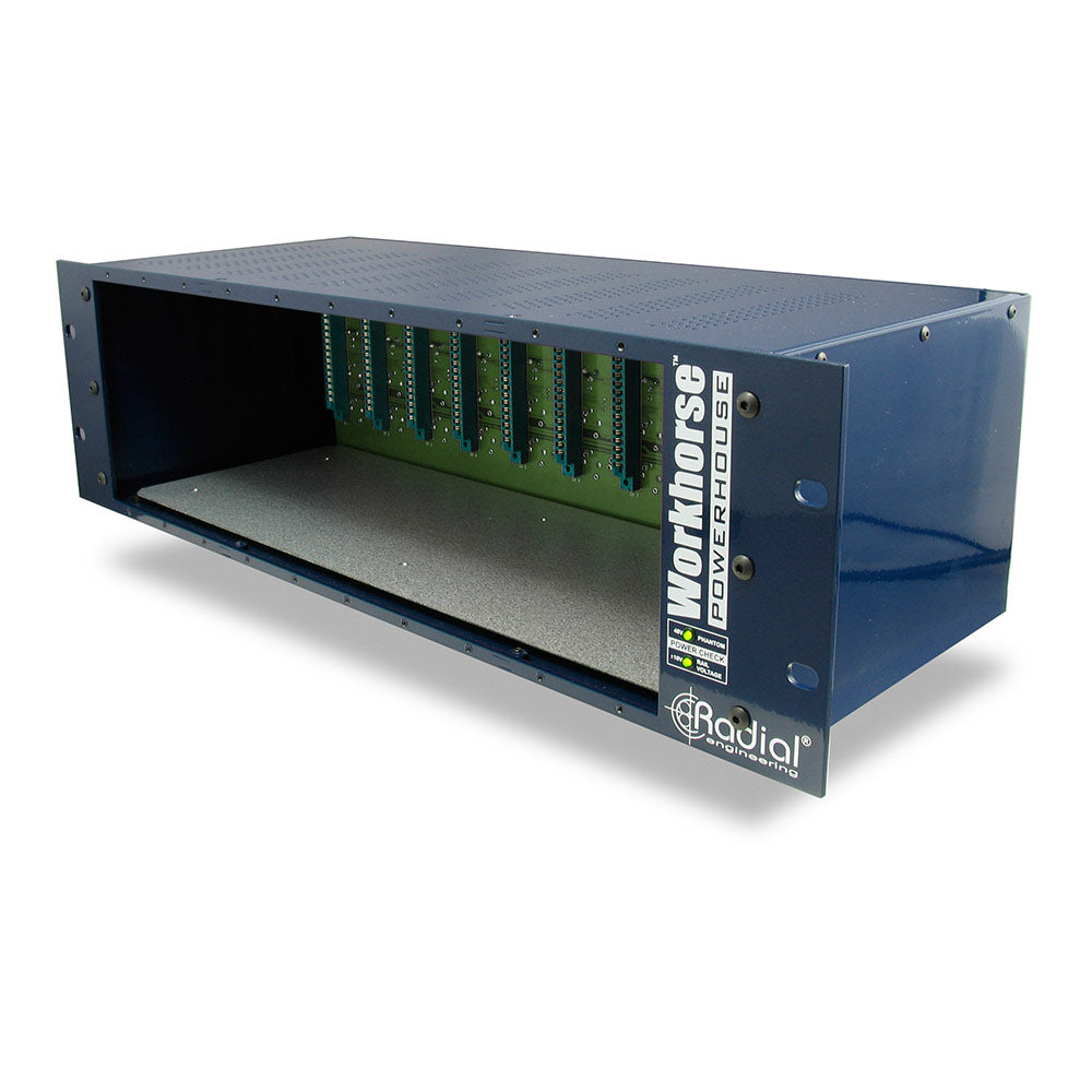 Radial Engineering Workhorse Powerhouse 10 Space 500 Series Chassis