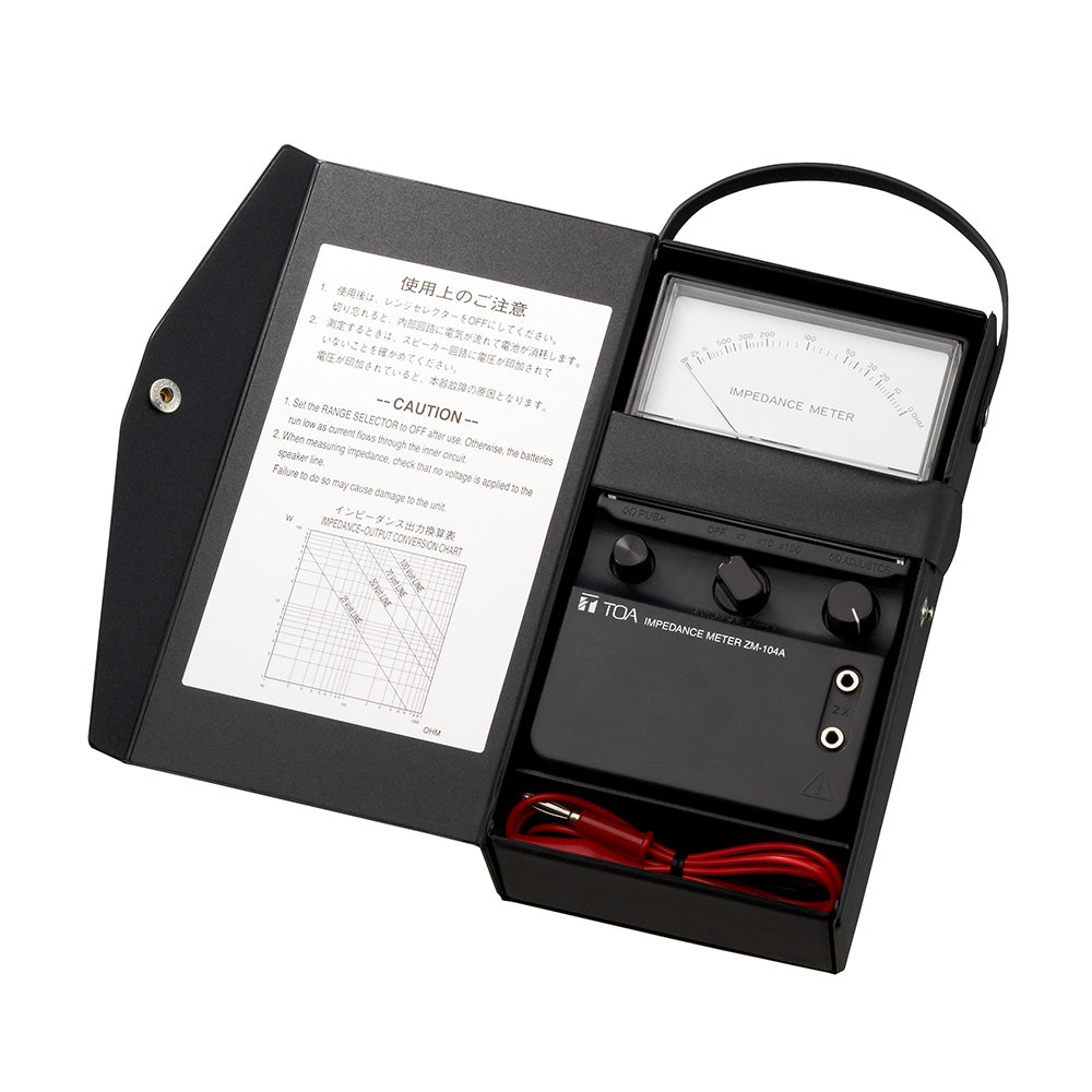 TOA ZM-104A Portable Impedance Meter