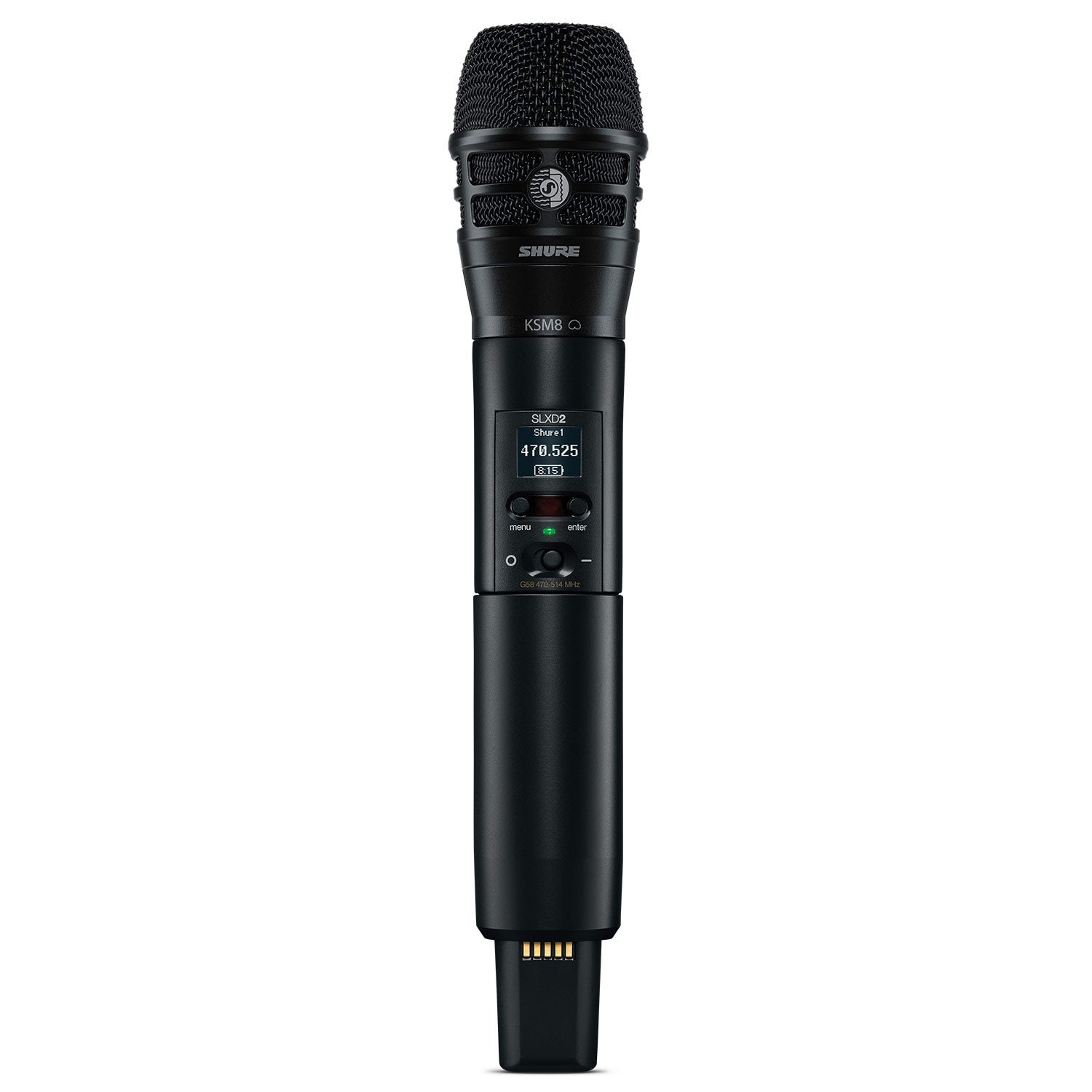 Shure SLXD24/K8B Handheld Wireless System with KSM8/B (J52 Band / 558-616 MHz)