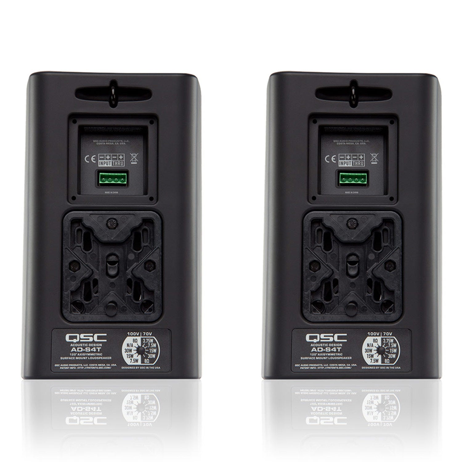 QSC AD-S4T AcousticDesign 4" 2-Way Surface Mount Loudspeaker (Black)