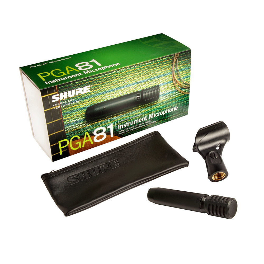 Shure PGA81-LC Cardioid Condenser Instrument Microphone