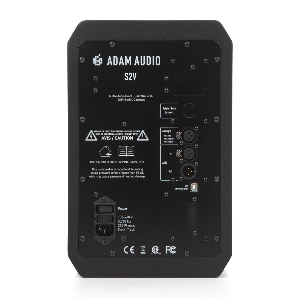 ADAM Audio S2V Premium 2-Way Active Nearfield Studio Monitor (Single)