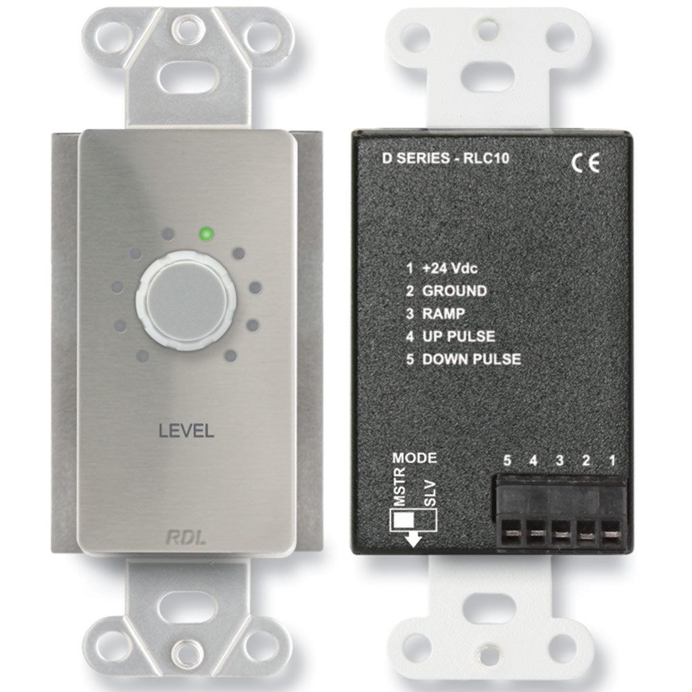 RDL DS-RLC10 Remote Level Control in Decora Wall Plate (Stainless)