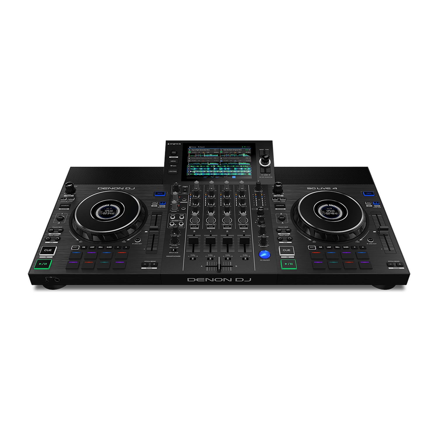 Denon DJ SC LIVE 4 - 4-Deck Standalone DJ Controller with WiFi
