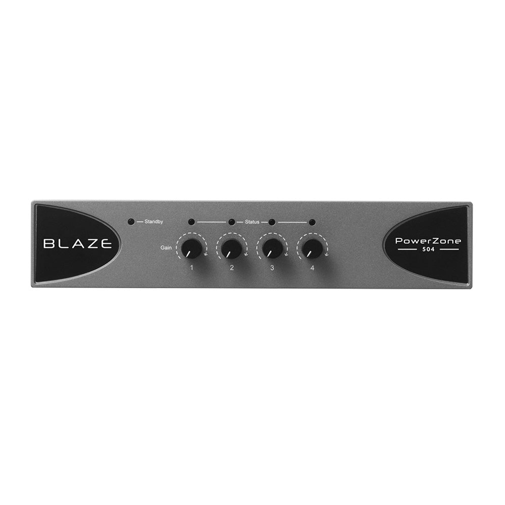 Blaze Audio PowerZone 504 - Compact 4 x 125W Install Power Amplifier