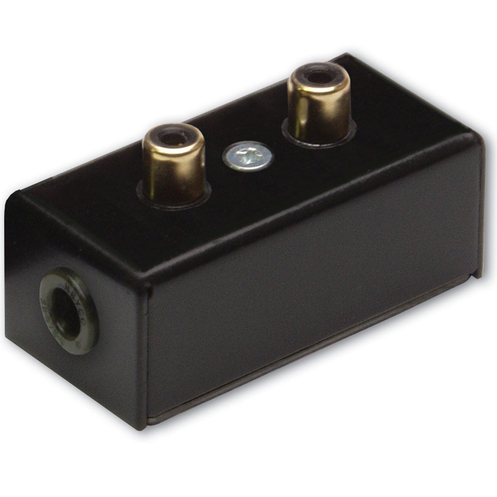 RDL ACB-2 Dual Phono Jack Box - All Metal Construction with 2 Unbalanced RCA Jacks