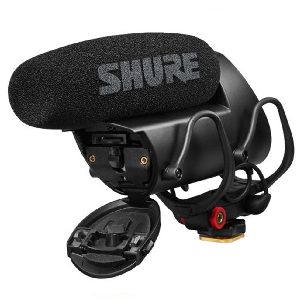 Shure VP83F LensHopper Camera Mount Condenser Microphone with Integrated Flash Recording