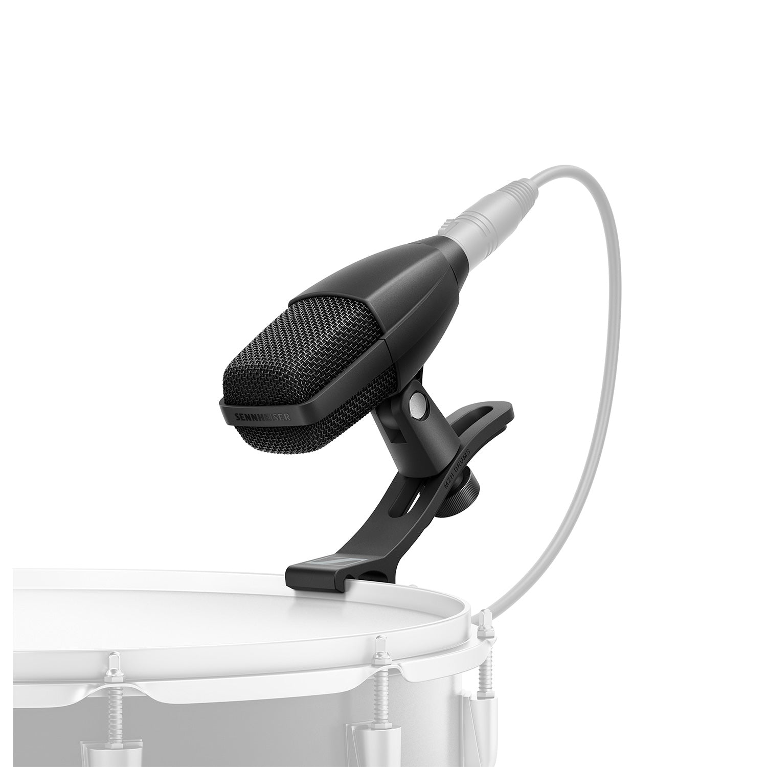 Sennheiser MD 421 Kompakt + Drum Clamp - Multipurpose Dynamic Microphone (with Mount)