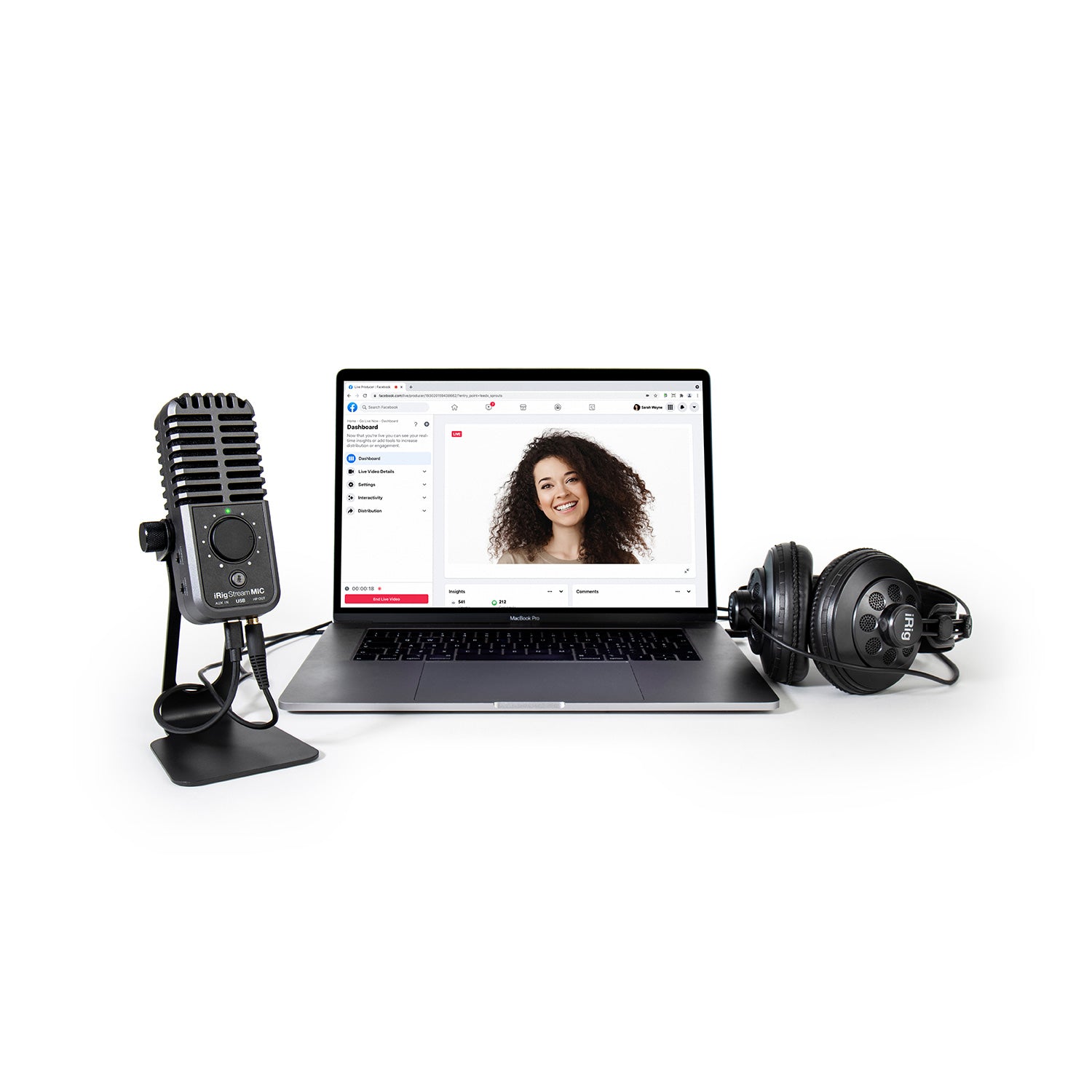 IK Multimedia iRig Stream USB - USB Microphone and Stereo Audio Interface