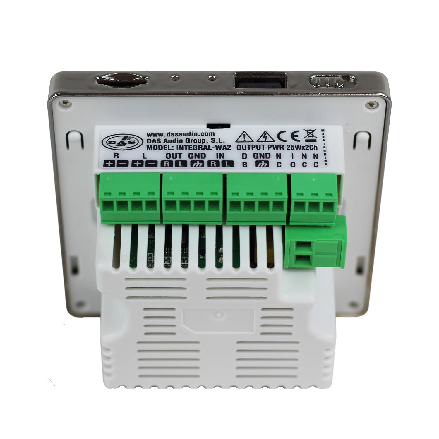 DAS INTEGRAL-WA2 - Wall Panel 2-Channel Audio Amplifiier for INTEGRAL System