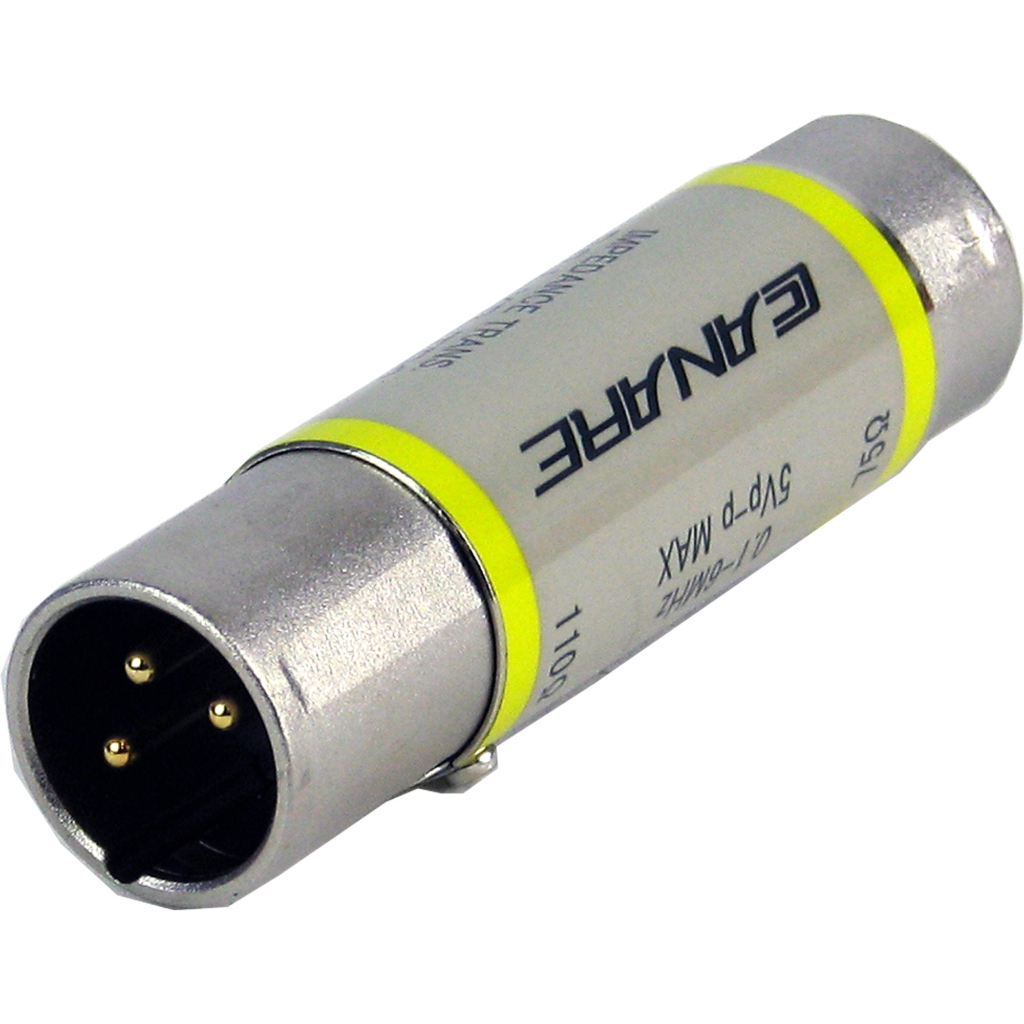 Canare BCJ-XP-TRC XLR-3 Male to BNC Female 75 Ohm to 110 Ohm Digital Audio Impedance Transformer