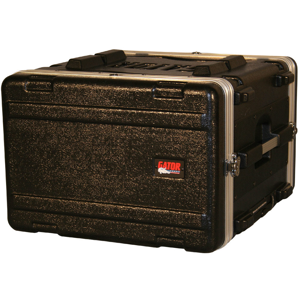 Gator GRR-6L Rolling ATA Style 6U Deluxe Polethylene Rack with Front and Rear Rack Rails