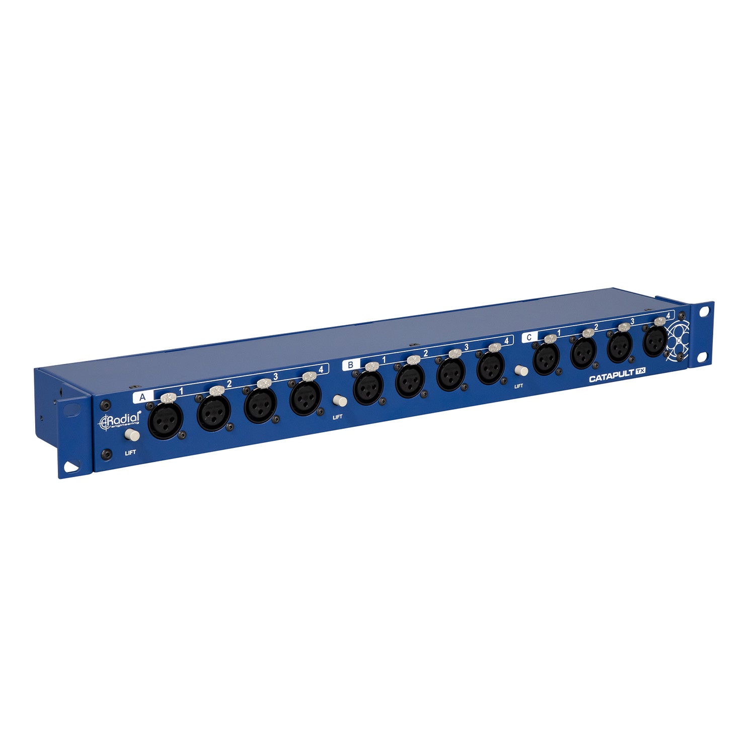 Radial Engineering Catapult Rack TX - 12-Channel Analog Audio Over Cat5 Sender