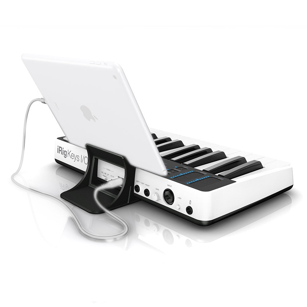IK Multimedia iRig Keys I/O 25 - 25-Key Keyboard Workstation with Audio Interface