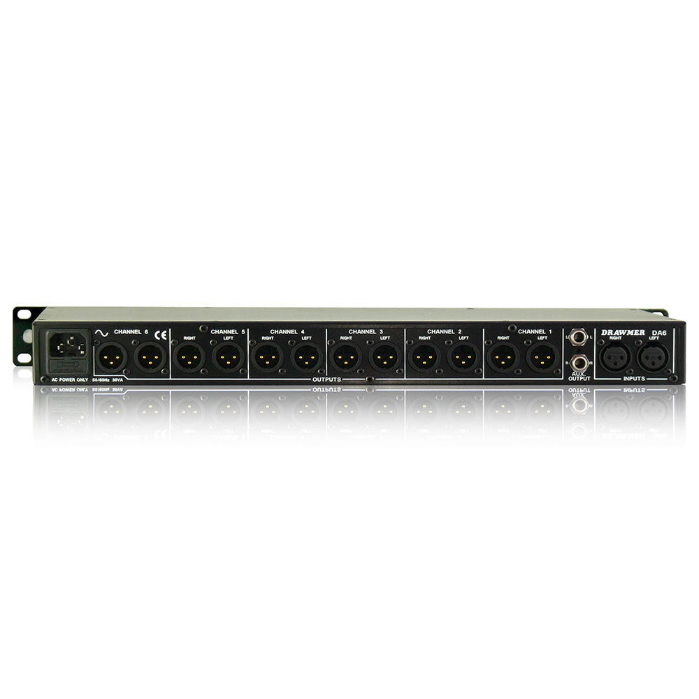 Drawmer DA6 6-Way Balanced Distribution Amplifier