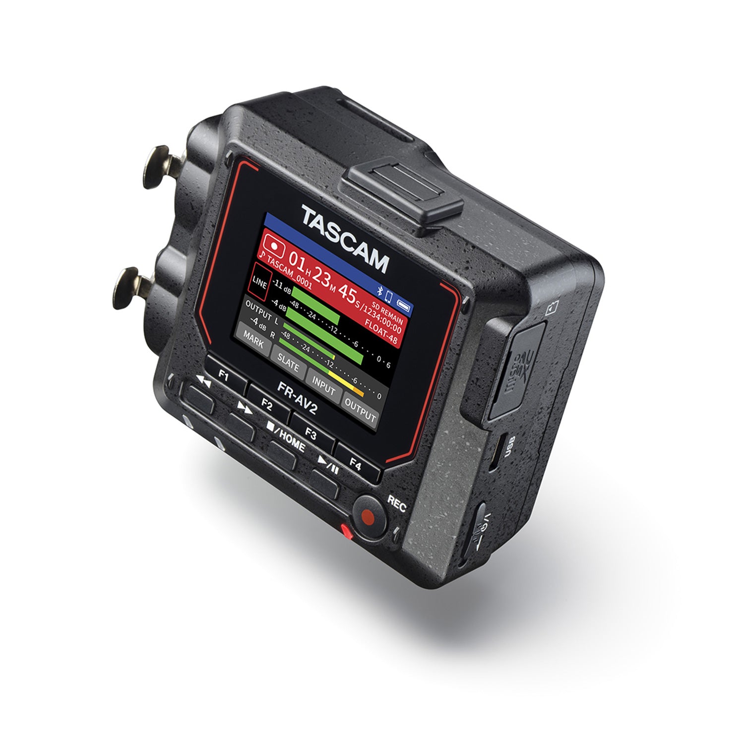 Tascam FR-AV2 - Compact 32-Bit Float Field Recorder and Timecode Generator with Mixer